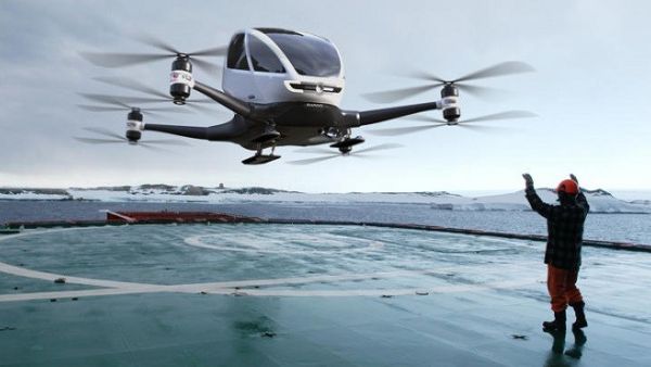 Ehang's flying, driverless vehicle: The answer to getting out of Dubai traffic? (Ehang)