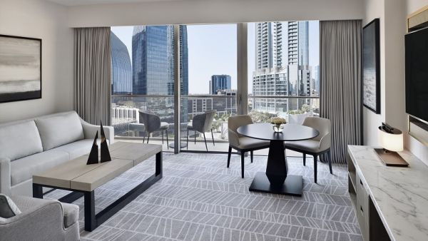 Address Dubai Mall - Club Suite (Living Room) Address Dubai Mall - Club Suite (Living Room)