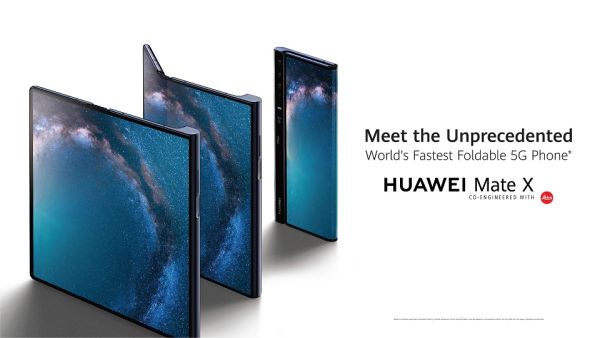 HUAWEI Mate X، أسرع هاتف ذكي قابل للطي لشبكة الجيل الخامس