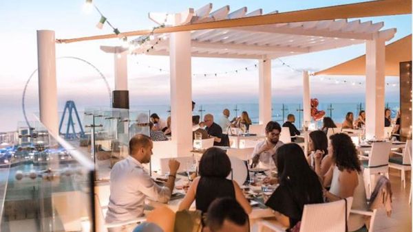 Pure Sky Lounge & Dining at Hilton Dubai The Walk