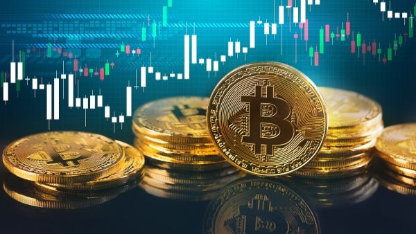 Online search interest in the UAE for cryptocurrencies close-ly follows the price fluctuations of leading digital assets. (Shutterstock)