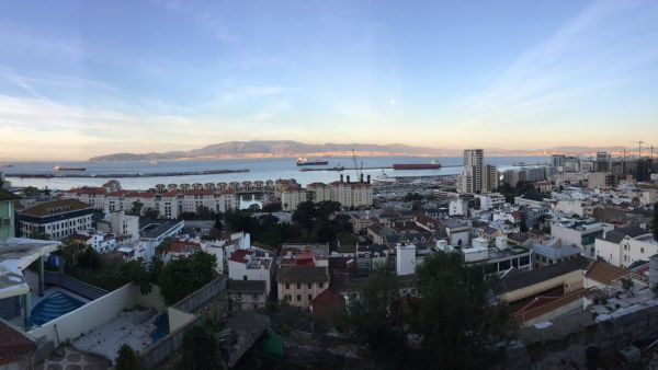 Panorama of Gibraltar (Twitter)