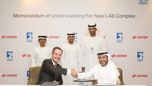 During the signing ceremony
