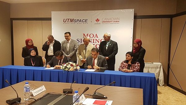 During the signing ceremony. During the signing ceremony.