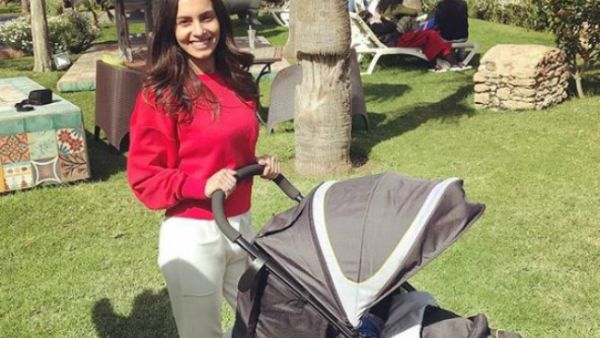 The 'Arab Idol' winner faced some criticism for not showing her son's face (Source: carmensolimanofficial - Instagram)