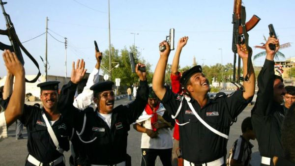 Celebratory gun fire taking place in Iraq (AFP)