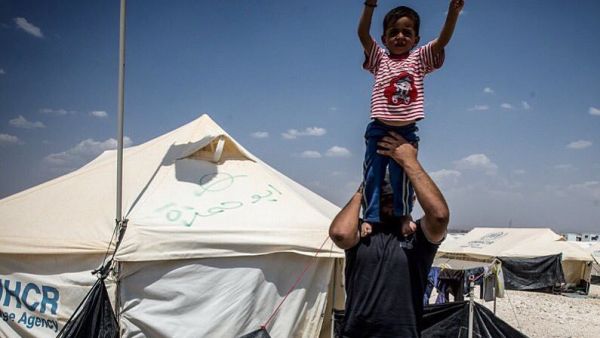 Zatari Syrian refugee camp Jordan (Twitter)
