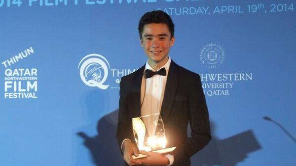16-year-old Charlie Cracknell won an award with his short film Safe Driving Saves Lives at the International Student Film Festival in Hollywood. (Klear.com)