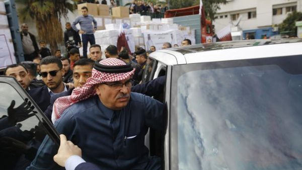 Chairman of the Qatari Committee for the Reconstruction of Gaza Ambassador Mohammed al-Emadi (Twitter)