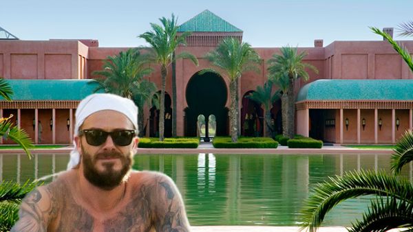 A picture of the stunning luxurious resort David will be staying at for his birthday. (Albawaba edit)
