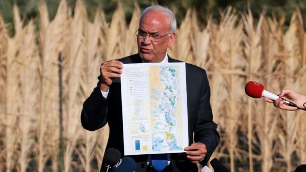 PLO Secretary-General Saeb Erekat (Twitter)