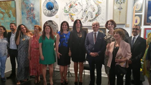 Opening of the collective art exhibition of Turkish-Sephardic artists, “1492: Göke” (Twitter)