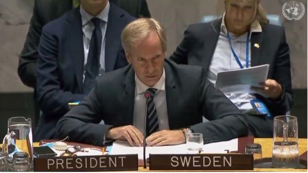 Sweden’s ambassador to the U.N. Olof Skoog (Twitter)