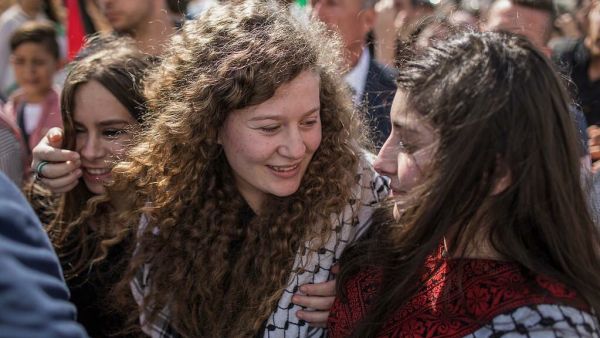 Ahed Tamimi Returns Home to  West Bank  (Twitter)