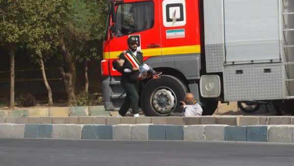 Attack on military parade in Iran (Twitter)