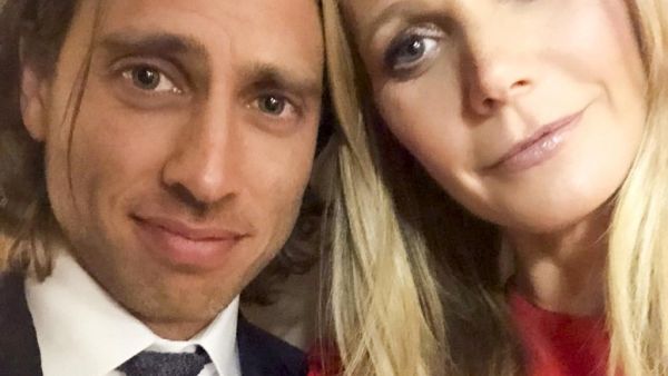 Gwyneth Paltrow and Brad Falchuk (Twitter)