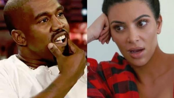 Kim Kardashian and Kanye West (Twitter) Kim Kardashian and Kanye West (Twitter)