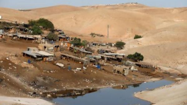 Bedouin village of Khan al-Ahmar (Twitter)
