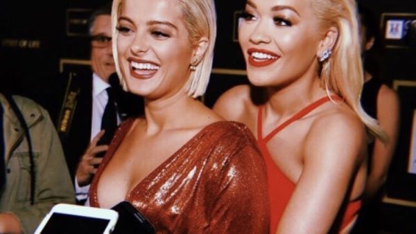Rita Ora and Bebe Rexha (Twitter) Rita Ora and Bebe Rexha (Twitter)