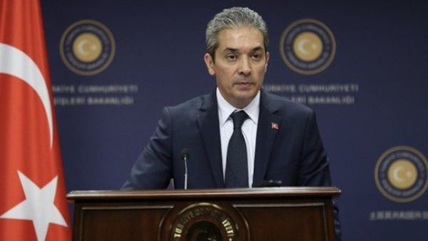 Foreign Ministry spokesman Hami Aksoy (Twitter)