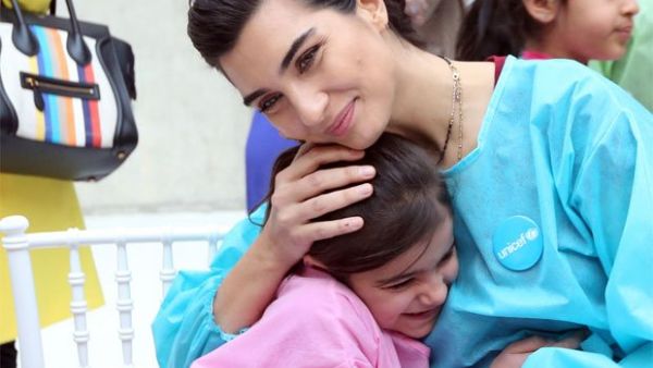 Tuba Buyukustun is also a goodwill ambassador for the UN Children's Fund. (Twitter)