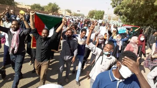 Protests broke out in Sudan over soaring bread prices. (Twitter)
