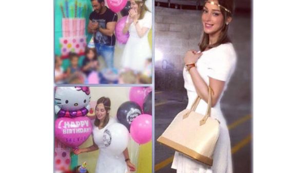 Bassma's waistline is amazing for someone who only gave birth a month ago. (Al Watan Voice)