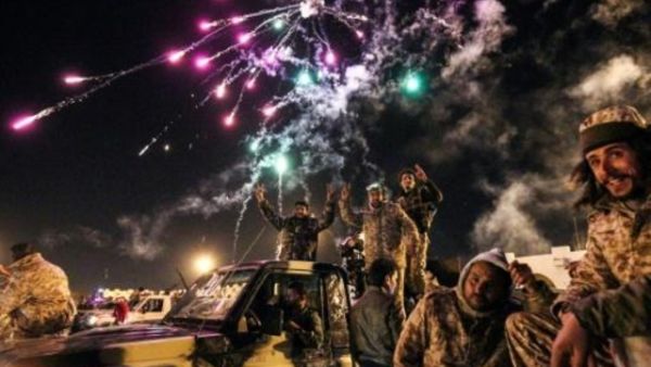 احياء الذكرى السادسة للثورة الليبية في بنغازي
