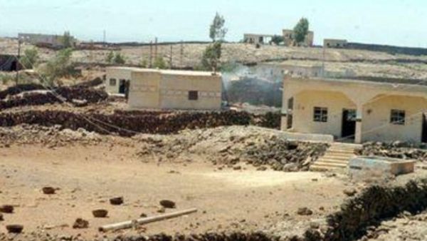 صورة لمنازل في محافظة درعا يوم الاثنين. صورة لرويترز من الوكالة العربية السورية للأنباء 
