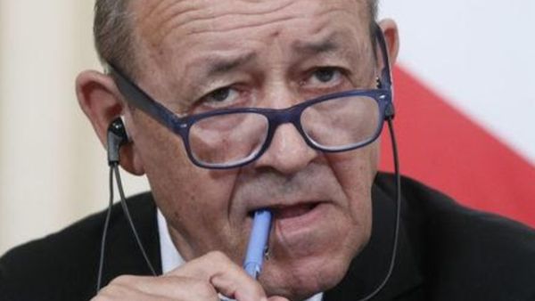 وزير الخارجية الفرنسي جان إيف لو دريان
