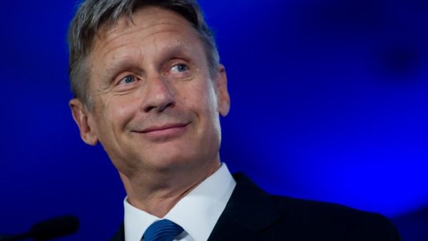 المرشح المستقل للرئاسة الاميركية غاري جونسون