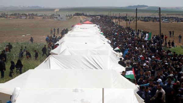 "مسيرة العودة الكبرى" بغزة