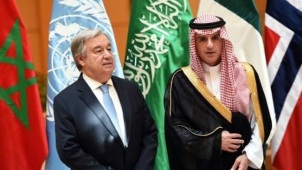 غوتيريش والجبير

