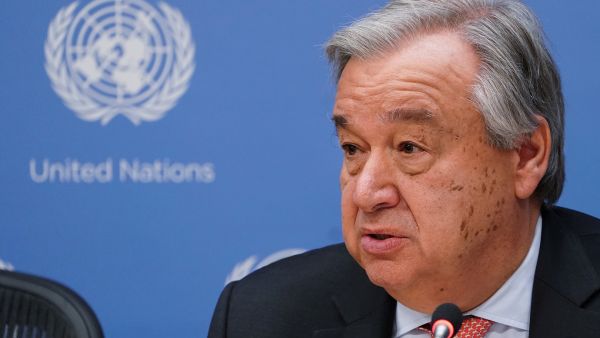 الأمين العام للأمم المتحدة أنطونيو غوتيريش