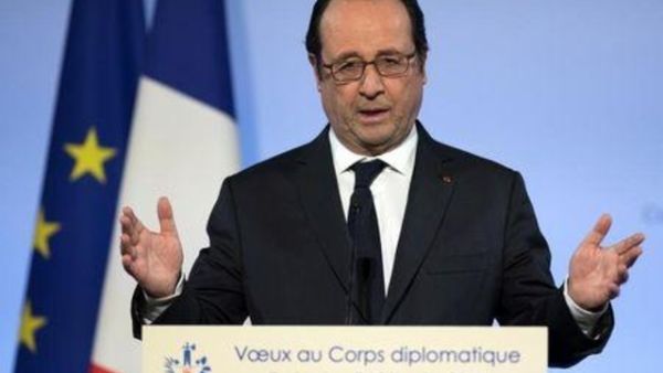 الرئيس الفرنسي فرنسوا أولوند
