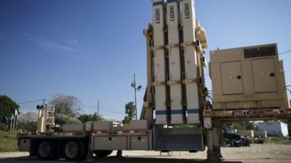 بطارية صواريخ من نظام (مقلاع داود) الدفاعي الإسرائيلي
