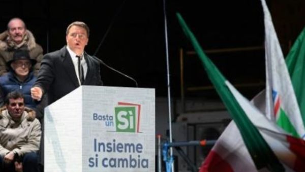 رئيس الوزراء الايطالي ماتيو رينزي
