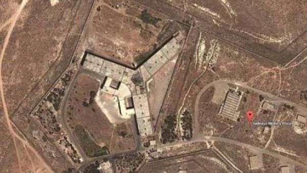 صورة جوية لسجن صيدنايا 