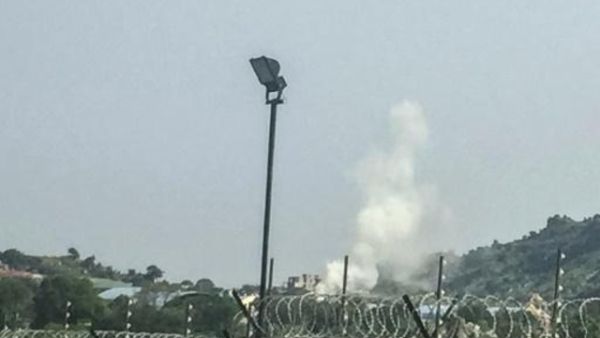 الدخان يتصاعد اثر اشتباكات في جوبا

