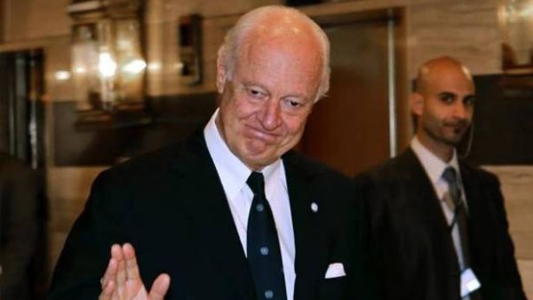 ستافان دي ميستورا وسيط الأمم المتحدة الخاص إلى سوريا 