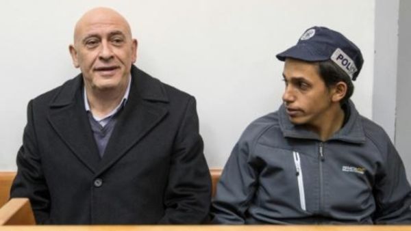 غطاس خلال مثوله امام محكمة ريشون عتصيون

