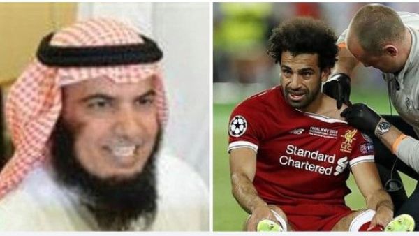 صورة مجمعة للداعية الكويتي مبارك البذالي (يسار) واللاعب المصري محمد صلاح