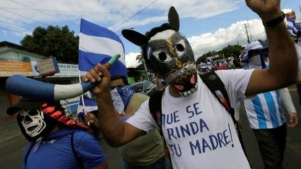 تظاهرة مناهضة للحكومة في ماناغوا

