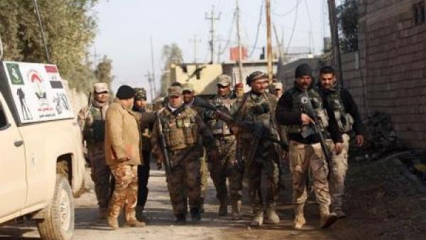 جنود عراقيون في شمال الموصل
