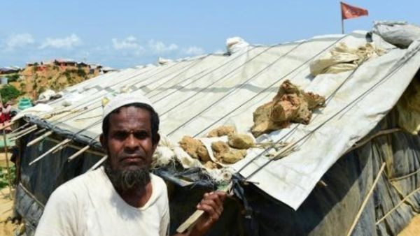 لاجىء روهينغي في مخيم للاجئين في بنغلادش
