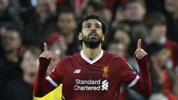 لاعب فريق نادي ليفربول الانجليزي لكرة القدم المصري محمد صلاح