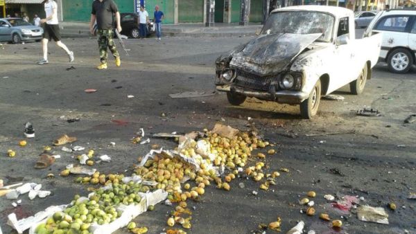 مكان هجوم انتحاري وقع في 25 تموز/يوليو 2018 في محافظة السويداء بجنوب سوريا

