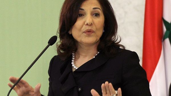بثينة شعبان مستشارة الرئيس السوري بشار الأسد