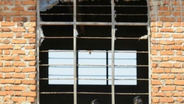 نافذة مدرسة في كيلولو في تنزانيا
