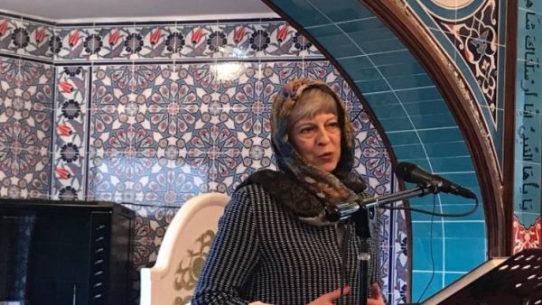 رئيسة الوزراء البريطانية، تيريزا ماي